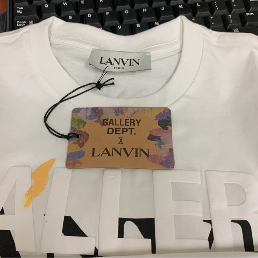 Lanvin x Gallery Dept. White T-Shirt